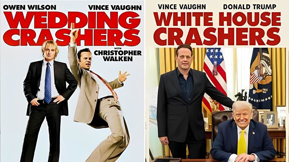 ভিন্স ভনকে নিয়ে ‘হোয়াইট হাউজ ক্র্যাশার্স’ প্যারোডি পোস্টার শেয়ার করল ট্রাম্প প্রশাসন