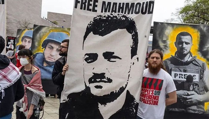 ফিলিস্তিনের পক্ষে বিক্ষোভে অংশ নিয়ে বহিষ্কারের মুখে কলাম্বিয়া বিশ্ববিদ্যালয়ের শিক্ষার্থী