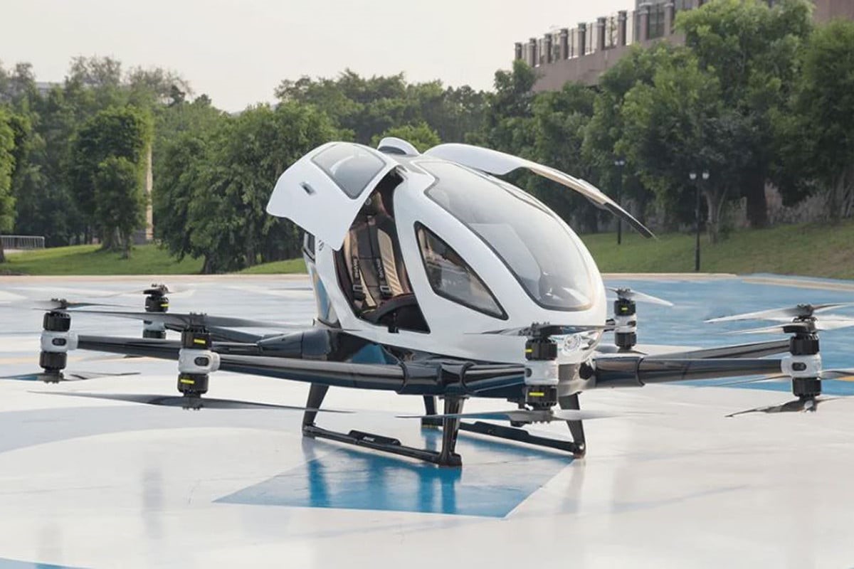 চীনের আকাশে পাইলটবিহীন যাত্রীবাহী ড্রোন