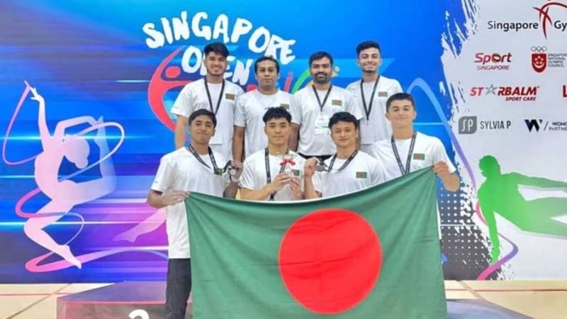 সিঙ্গাপুর ওপেন জিমন্যাস্টিকসে বাংলাদেশের স্বর্ণপদক জয়