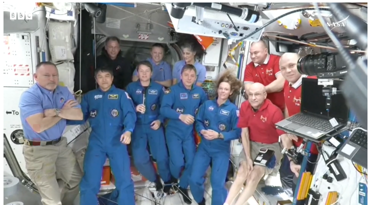 মহাকাশ স্টেশন থেকে সুনিতা ও বুচকে ফেরাতে স্পেসএক্সের ক্যাপসুল আন্তর্জাতিক স্পেস স্টেশনে পৌঁছেছে