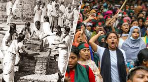 বায়ান্নর নারীরা হারিয়ে গেছে চব্বিশের ওরাও কি হারিয়ে যাবে