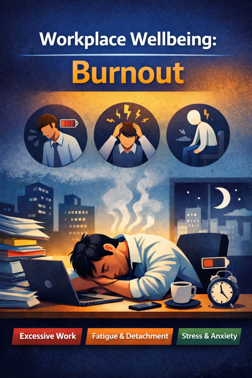 কর্মক্ষেত্রে মানসিক সুস্থতা ও বার্নআউটের চ্যালেঞ্জ