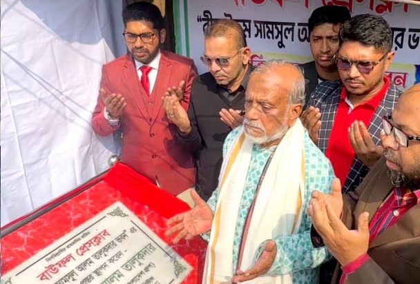 বাউফল প্রেসক্লাবের বহুতল ভবনের ভিত্তিপ্রস্তর স্থাপন